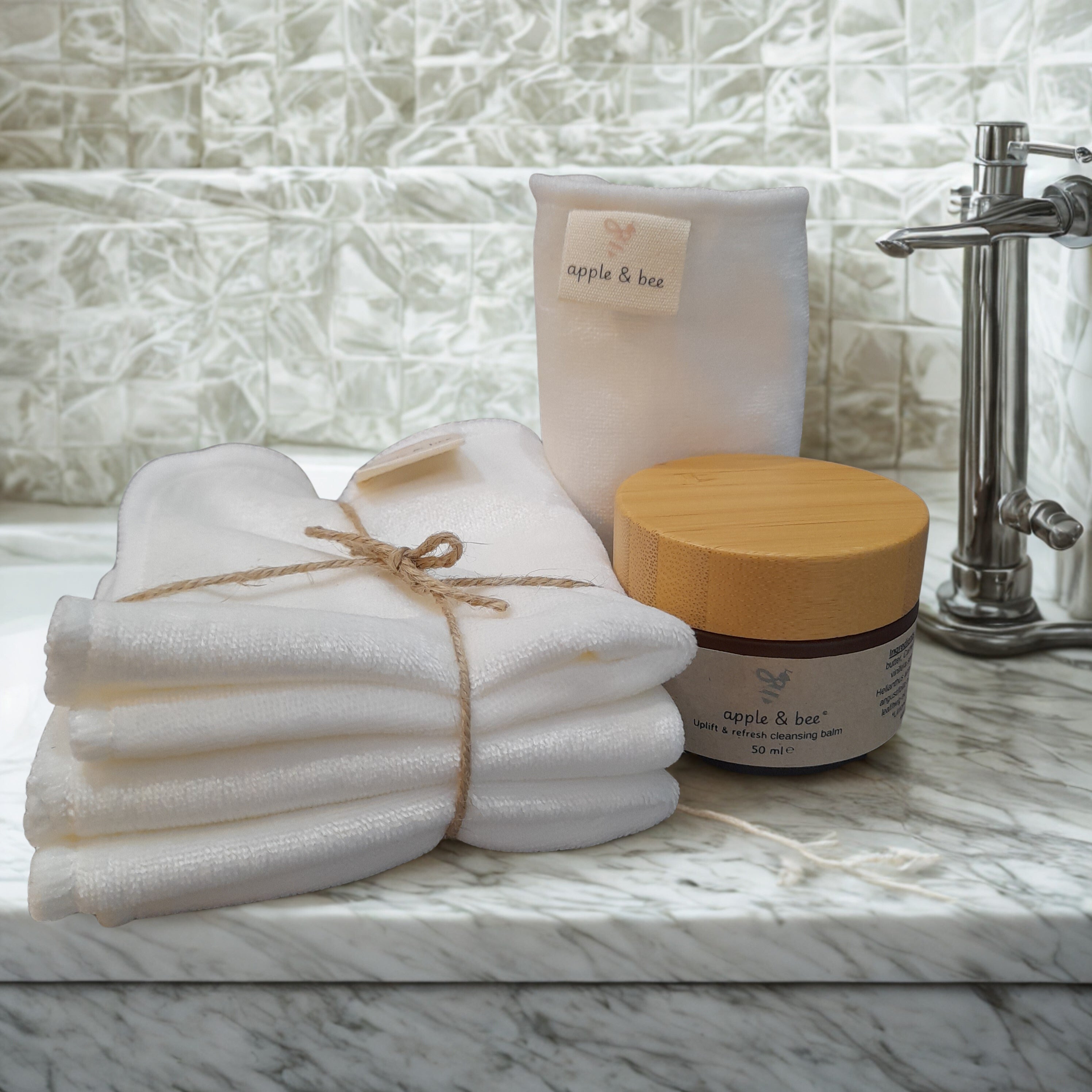 Bamboo wash cloths, pack of 3