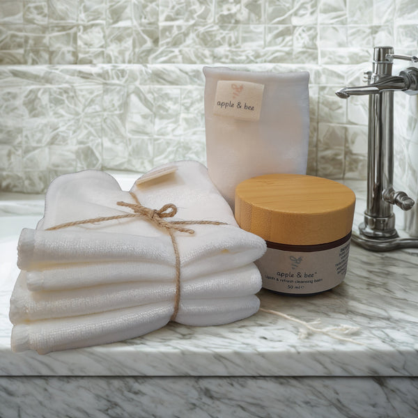 Bamboo wash cloths, pack of 3