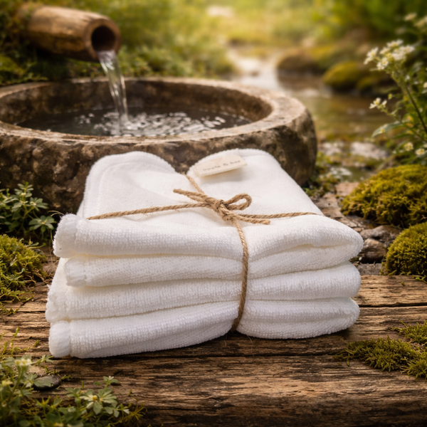 Bamboo wash cloths, pack of 3